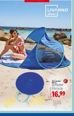 Lidl Tente de plage Pop-up offre