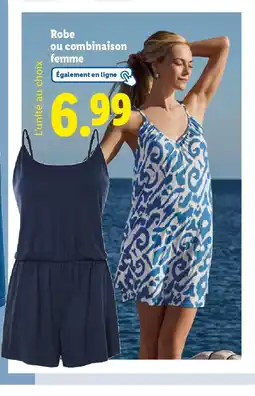 Lidl Robe ou combinaison femme offre
