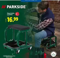 Lidl PARKSIDE Siège d'atelier à roulettes offre