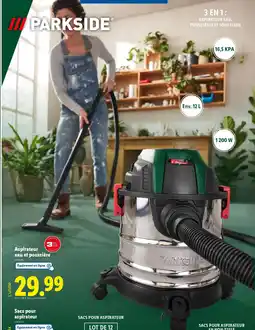 Lidl PARKSIDE Aspirateur eau et poussière offre