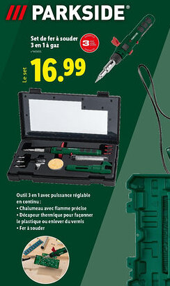 Lidl PARKSIDE Set de fer à souder offre