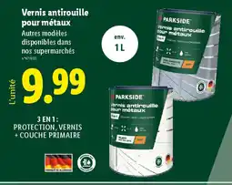 Lidl Vernis antirouille pour métaux offre