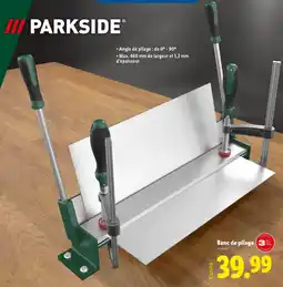 Lidl PARKSIDE Banc de pliage offre