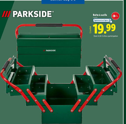 Lidl PARKSIDE Boîte à outils offre