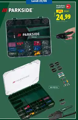 Lidl PARKSIDE Set de pinces à sertir 5 en 1 offre