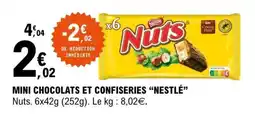 E.Leclerc MINI CHOCOLATS ET CONFISERIES “NESTLÉ” offre