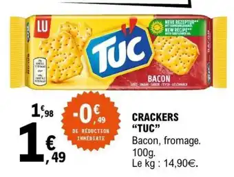 E.Leclerc CRACKERS “TUC” offre