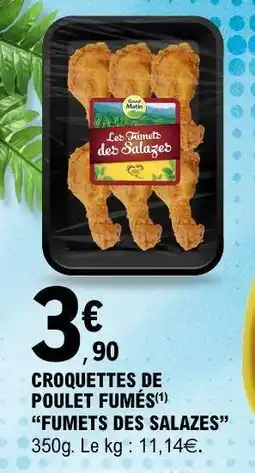 E.Leclerc CROQUETTES DE POULET FUMÉS offre
