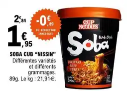 E.Leclerc SOBA CUP “NISSIN” offre