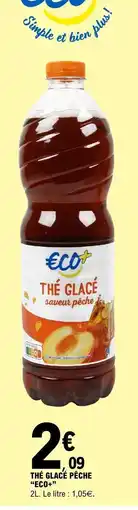 E.Leclerc THÉ GLACÉ PÊCHE ECO+ offre