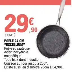E.Leclerc POÊLE 24 CM EXCELLIUM offre