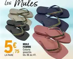 E.Leclerc Mule Femme offre