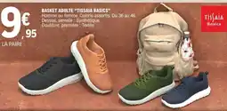 E.Leclerc BASKET ADULTE TISSAIA BASICS offre