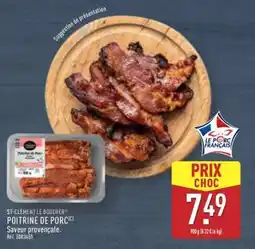 ALDI POITRINE DE PORC offre