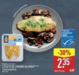 ALDI 2 Filets de Limande du Nord offre