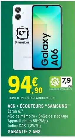 E.Leclerc Galaxy A06 offre