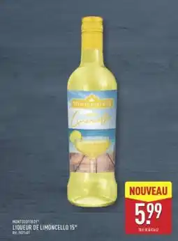 ALDI MONTEGEOFFROY LIQUEUR DE LIMONCELLO 15° offre
