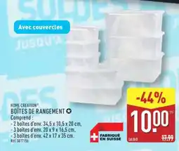 ALDI Boîtes de rangement offre