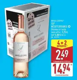 ALDI BRISES LÉGÈRES IGP MÉDITERRANEE offre