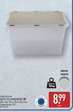 ALDI Boîte de rangement offre