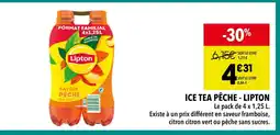 Supeco Lipton Ice tea pêche offre