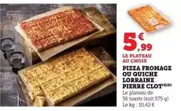 U Express Pierre clot - pizza fromage offre
