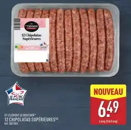 ALDI St-clement le boucher - chipolatas supérieures offre