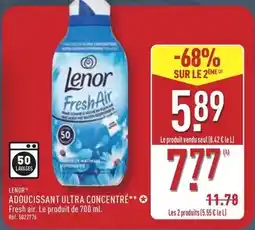 ALDI Lenor - adoucissant ultra concentré offre