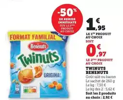 Super U Bénénuts - twinuts offre