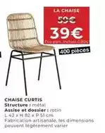 Cocktail Scandinave Chaise curtis offre