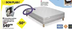 Conforama Ensemble matelas + sommier power offre