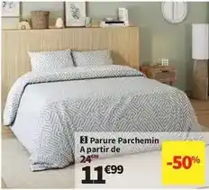 Conforama Parure parchemin a partir de offre