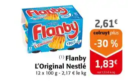 Colruyt NESTLÉ Flanby l'original offre