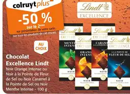 Colruyt EXCELLENT LINDT Chocolat excellence lindt offre