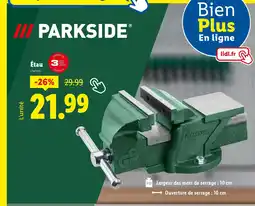 Lidl PARKSIDE Étau offre