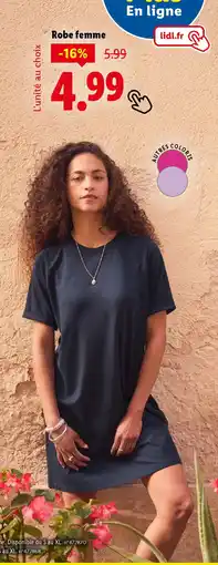 Lidl Robe femme offre
