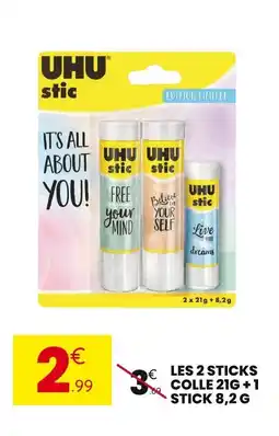 Stokomani Les 2 sticks colle offre