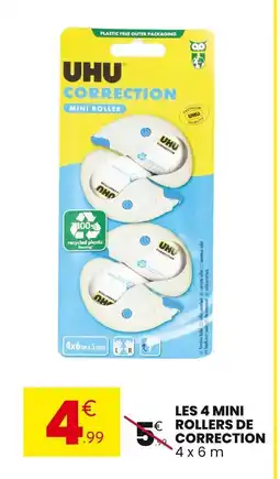 Stokomani Les 4 mini roller de correction offre
