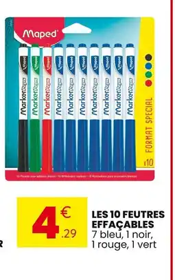 Stokomani Les 10 feutres effacables offre