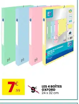 Stokomani Les 4 boîtes oxford offre