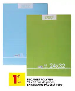 Stokomani Le cahier polypro offre