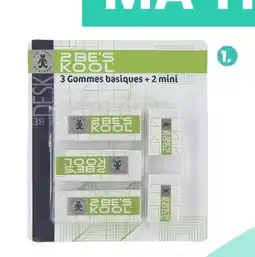 Stokomani Les 3 gommes +2 mini offre