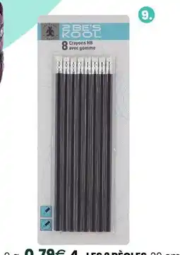 Stokomani Les 8 crayons noirs hb offre