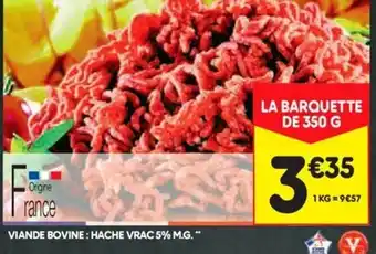 Leader Price Hache vrac 5% M.G offre