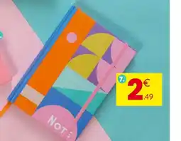 Stokomani Le carnet avec élastique offre