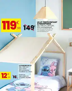 Stokomani Le lit tente enfant atmosphera offre