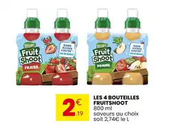 Stokomani FRUITSHOOT Les 4 bouteilles offre