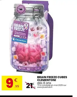 Stokomani Brain freeze cubes clementoni offre