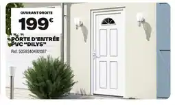 Brico Dépôt Porte d'entrée pvc dilys offre