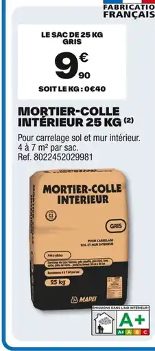 Brico Dépôt Mortier-colle intérieur offre